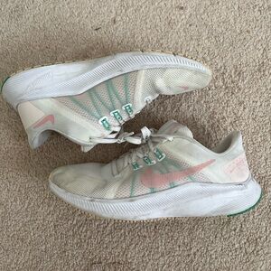 Authentic Nike White and Pink Athletic Sneakers